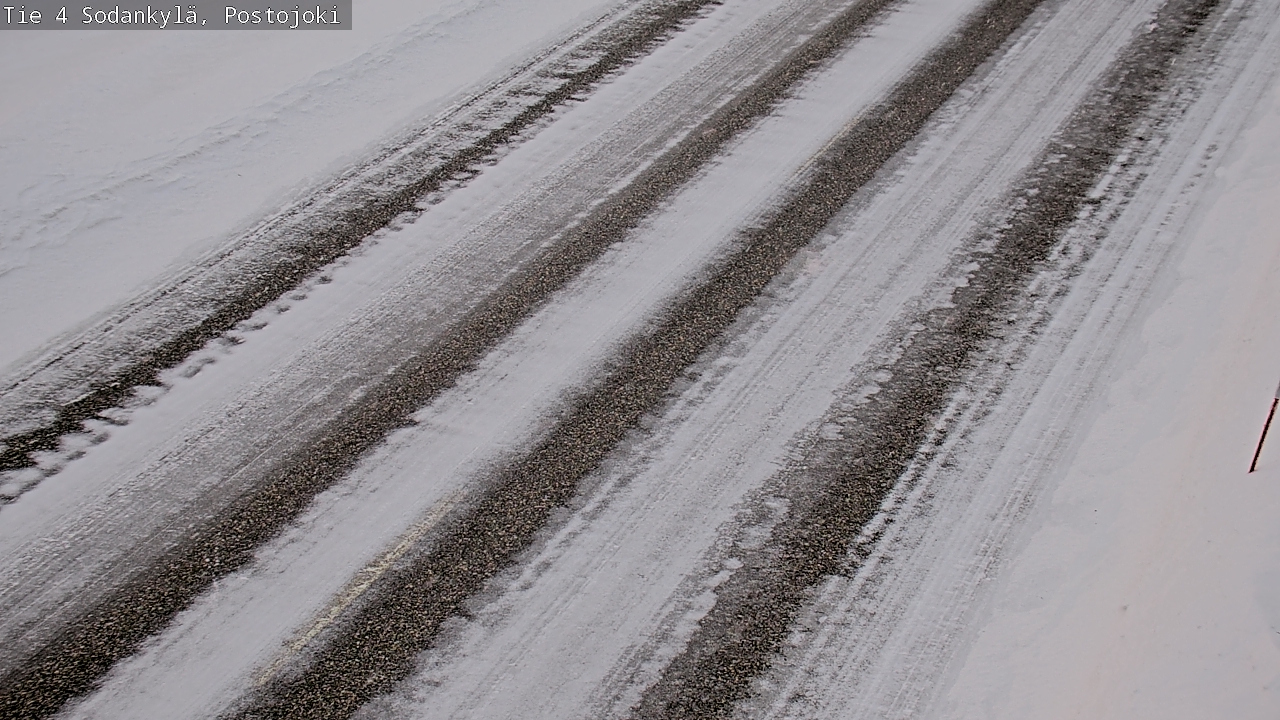 Weather Camera Image Road 4 Sodankylä, Postojoki, Sodankylä, Lappi