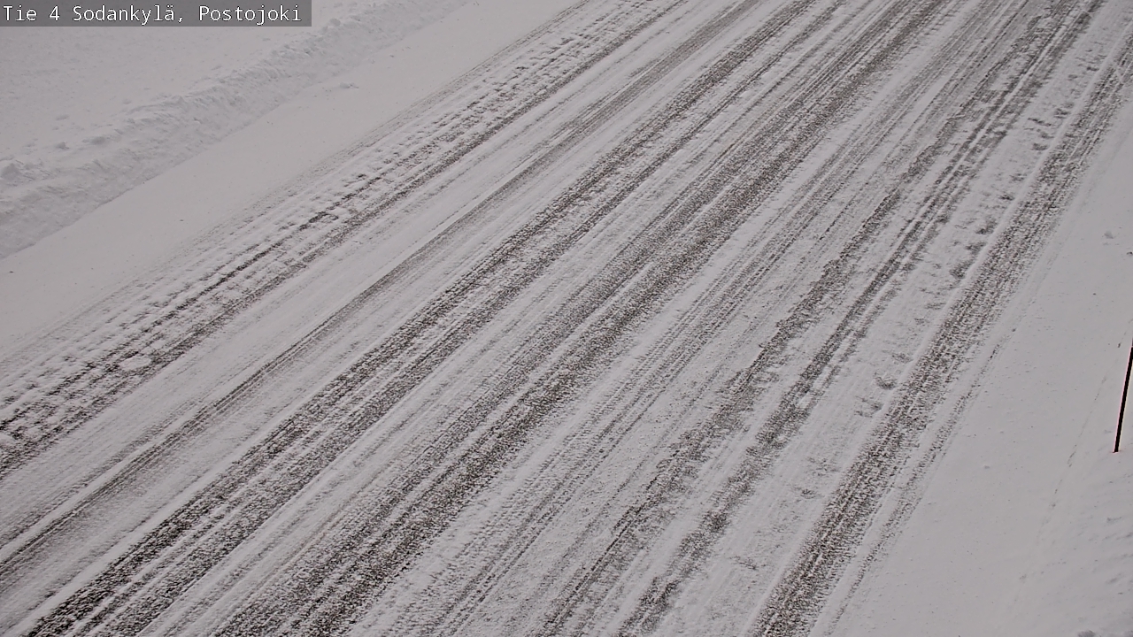 Weather Camera Image Road 4 Sodankylä, Postojoki, Sodankylä, Lappi
