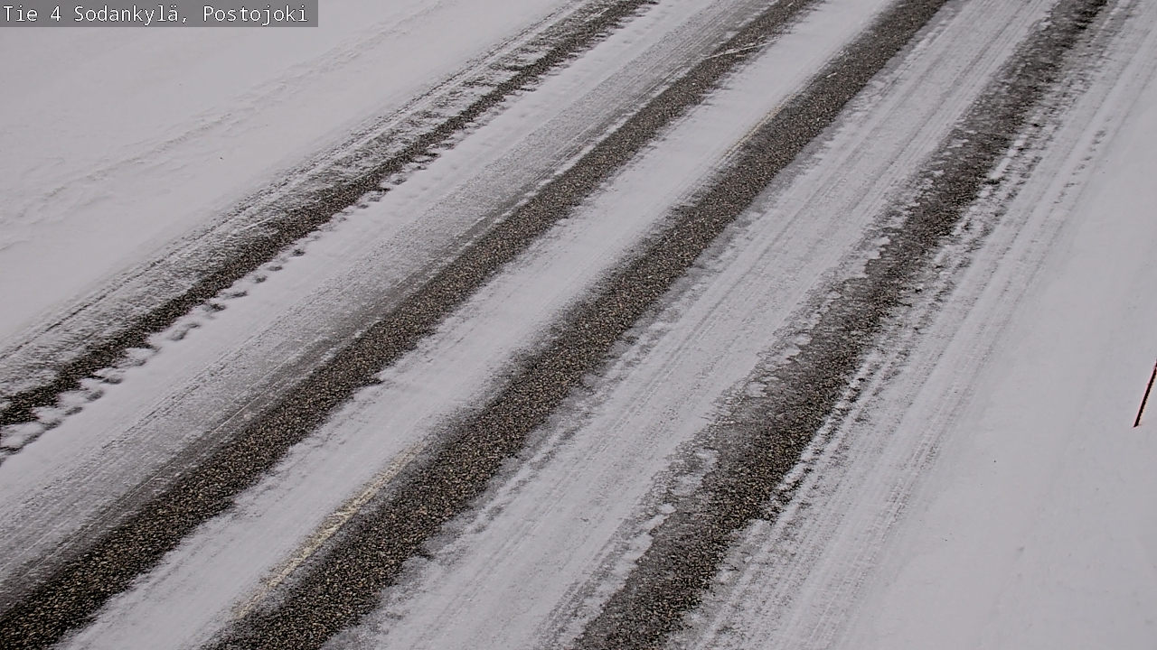 Weather Camera Image Road 4 Sodankylä, Postojoki, Sodankylä, Lappi