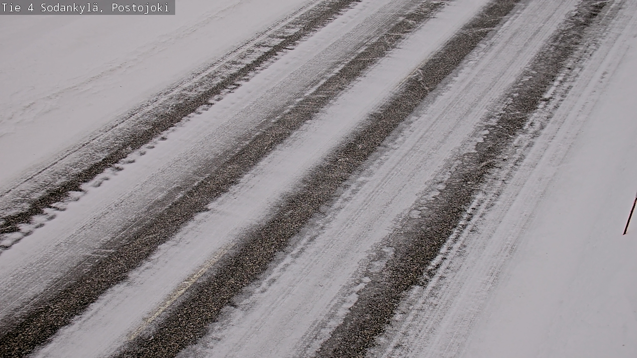 Weather Camera Image Road 4 Sodankylä, Postojoki, Sodankylä, Lappi