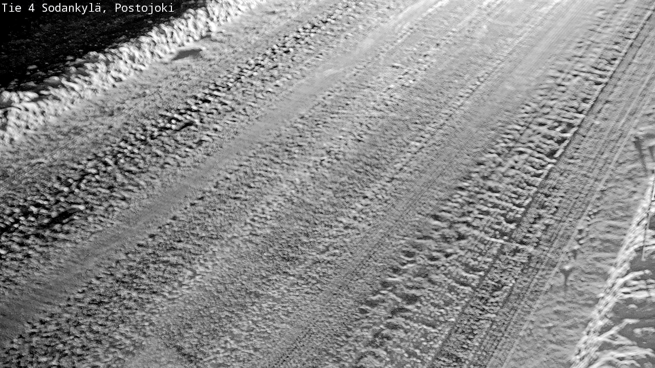 Weather Camera Image Väg 4 Sodankylä, Postojoki, Sodankylä, Lappi