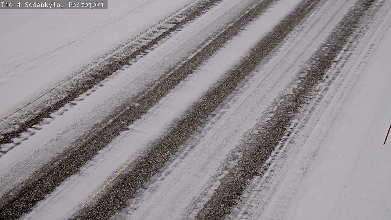 Weather Camera Image Road 4 Sodankylä, Postojoki, Sodankylä, Lappi