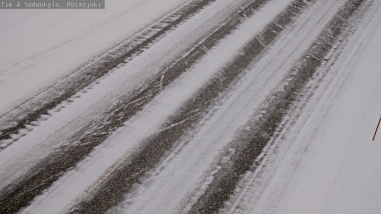 Weather Camera Image Road 4 Sodankylä, Postojoki, Sodankylä, Lappi