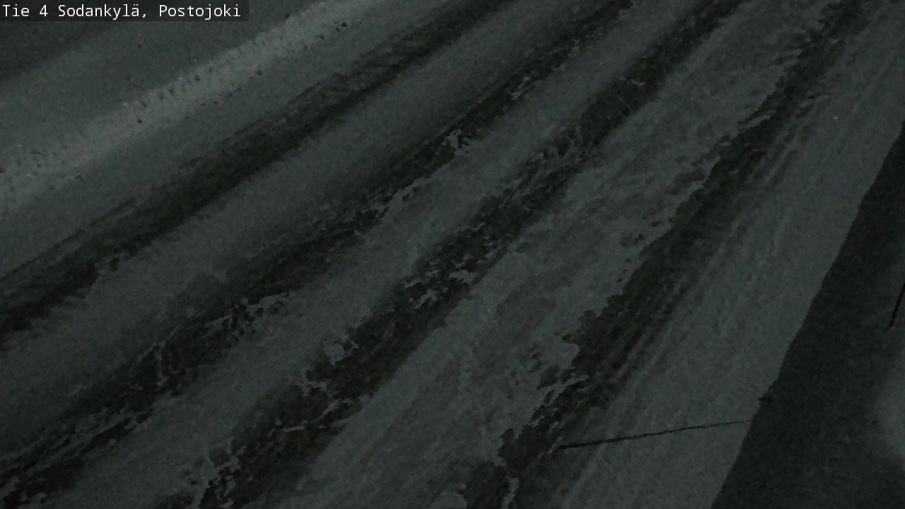 Weather Camera Image Väg 4 Sodankylä, Postojoki, Sodankylä, Lappi