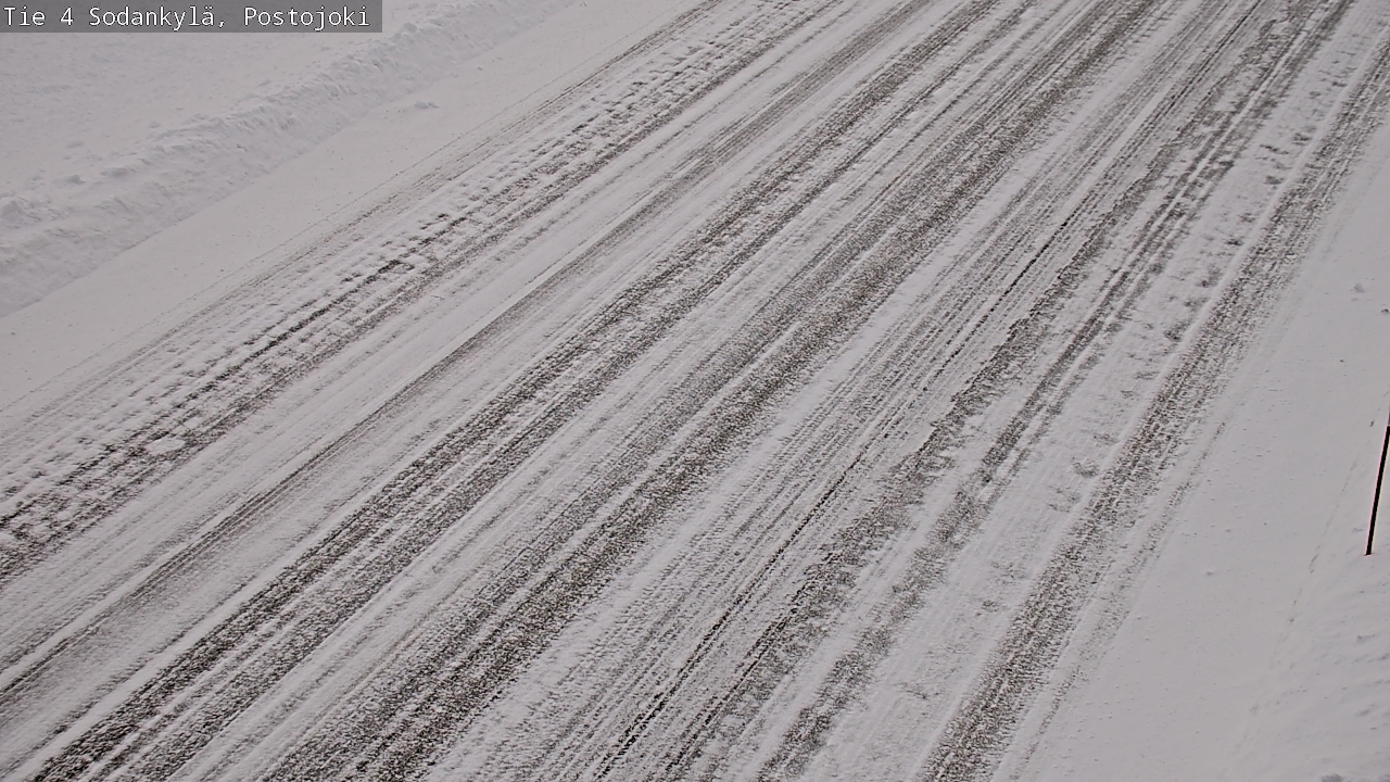 Weather Camera Image Road 4 Sodankylä, Postojoki, Sodankylä, Lappi