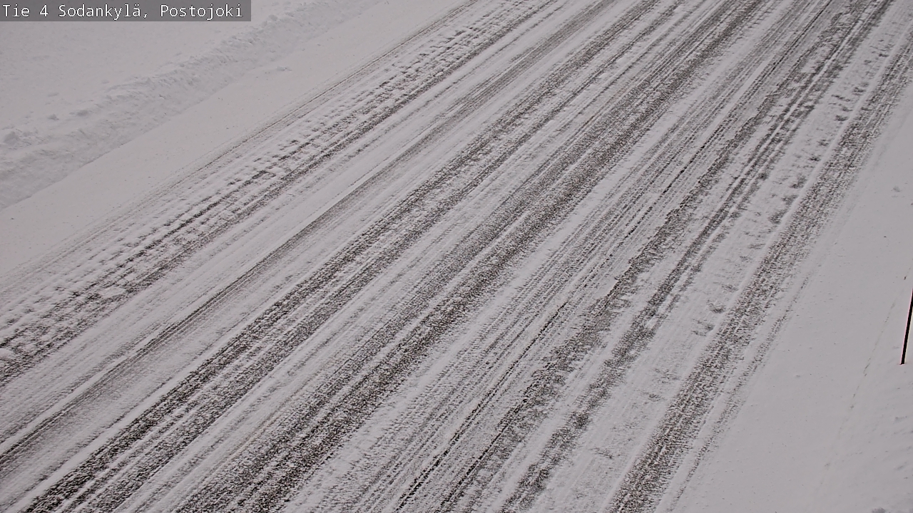 Weather Camera Image Road 4 Sodankylä, Postojoki, Sodankylä, Lappi