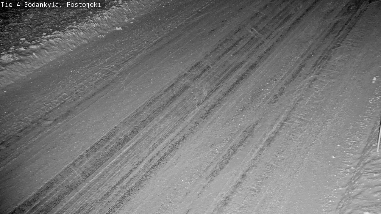 Weather Camera Image Road 4 Sodankylä, Postojoki, Sodankylä, Lappi