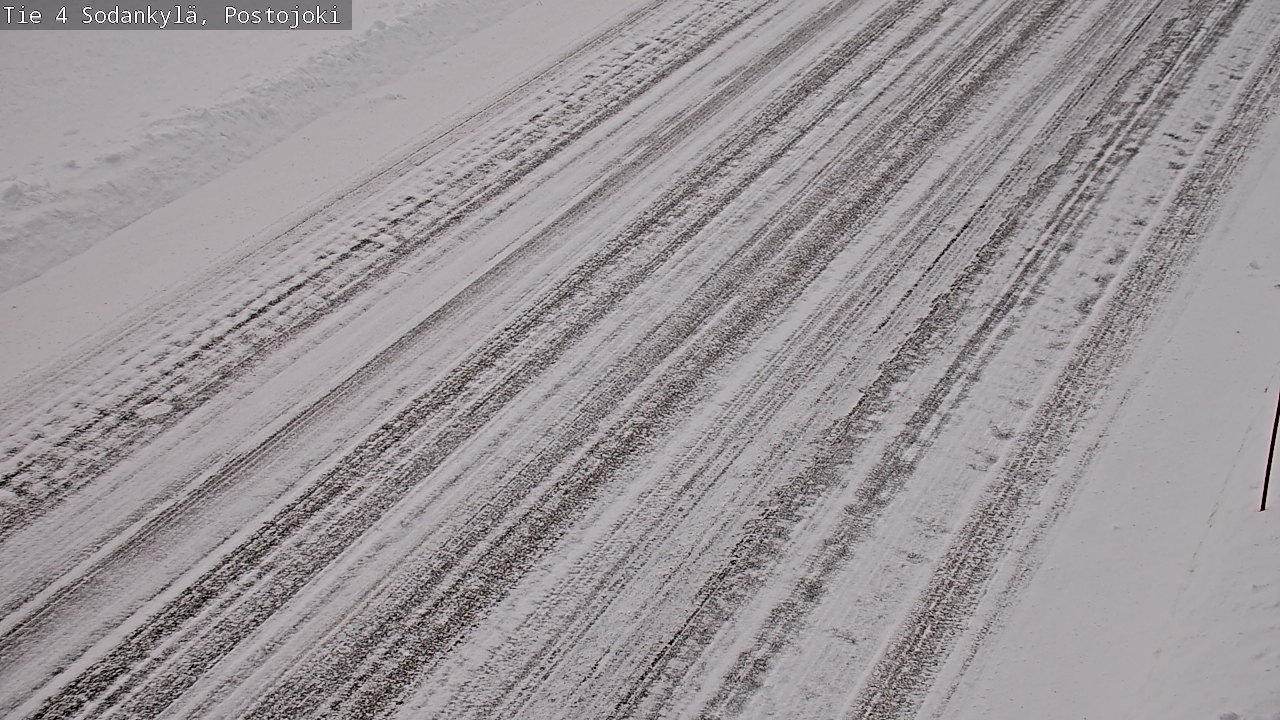 Weather Camera Image Road 4 Sodankylä, Postojoki, Sodankylä, Lappi