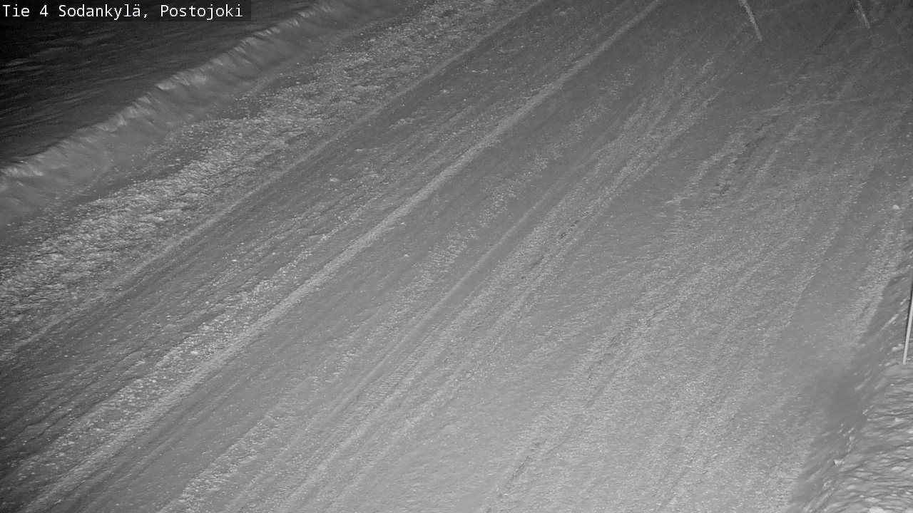 Weather Camera Image Road 4 Sodankylä, Postojoki, Sodankylä, Lappi