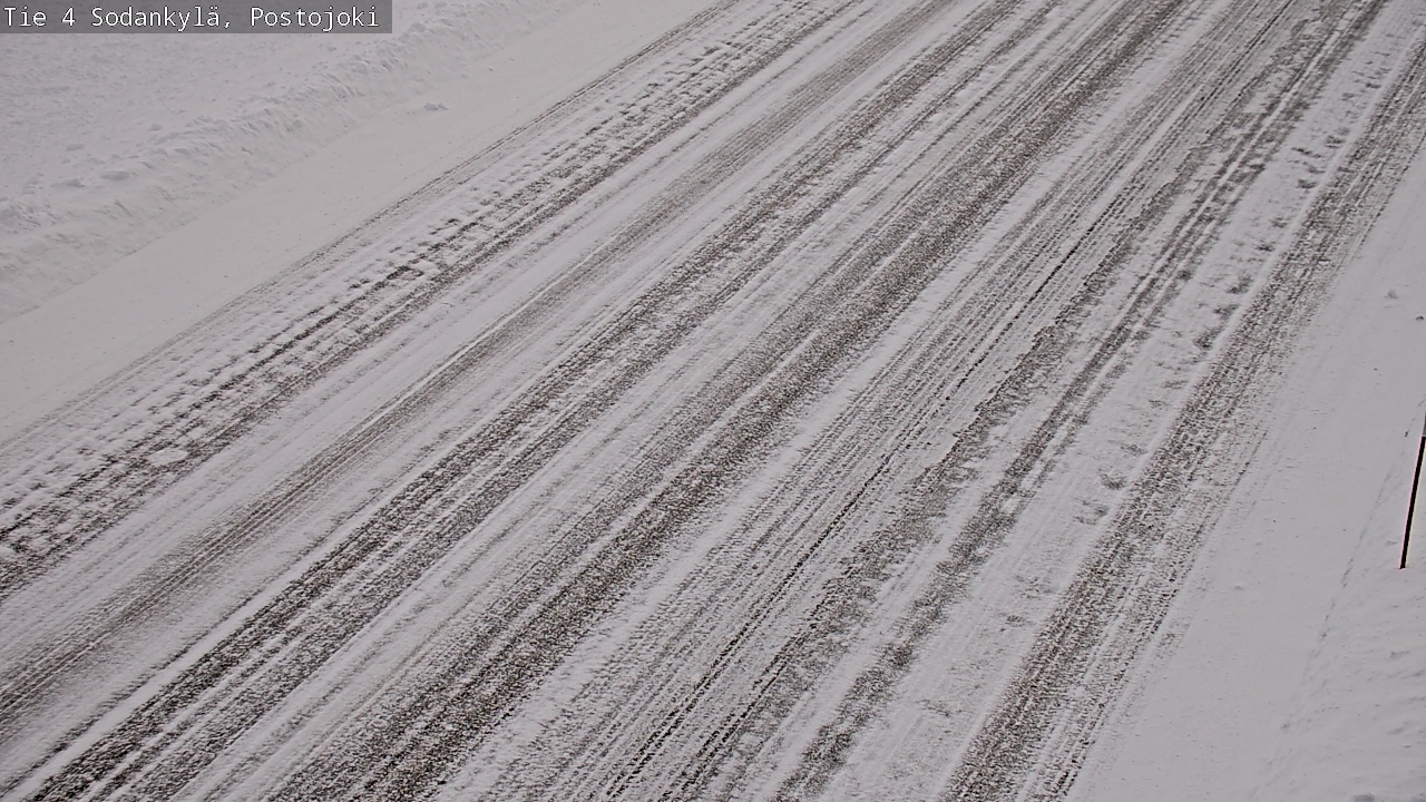 Weather Camera Image Road 4 Sodankylä, Postojoki, Sodankylä, Lappi