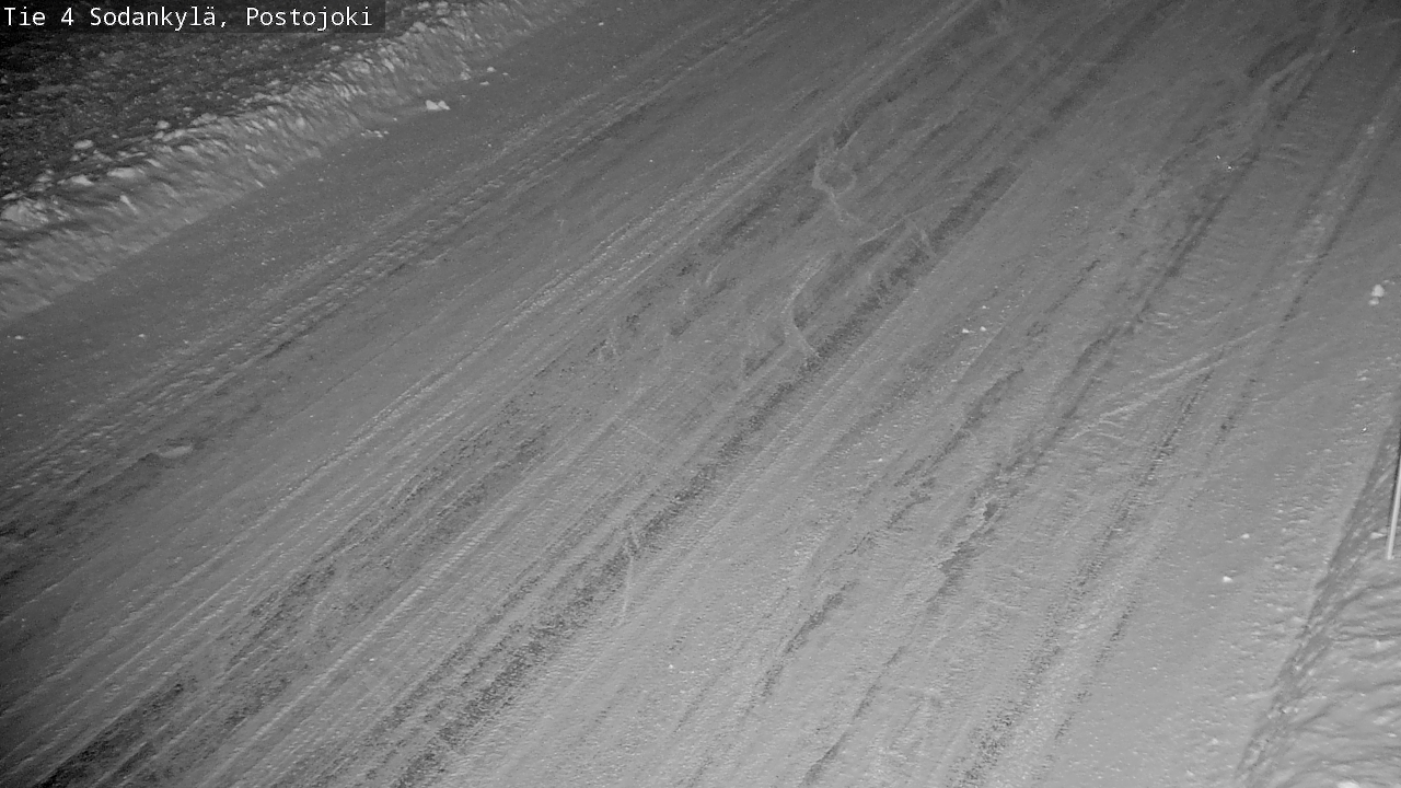 Weather Camera Image Road 4 Sodankylä, Postojoki, Sodankylä, Lappi