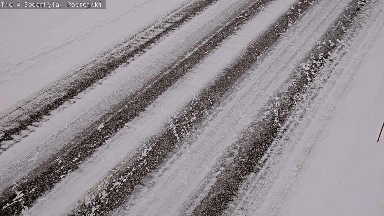 Weather Camera Image Road 4 Sodankylä, Postojoki, Sodankylä, Lappi