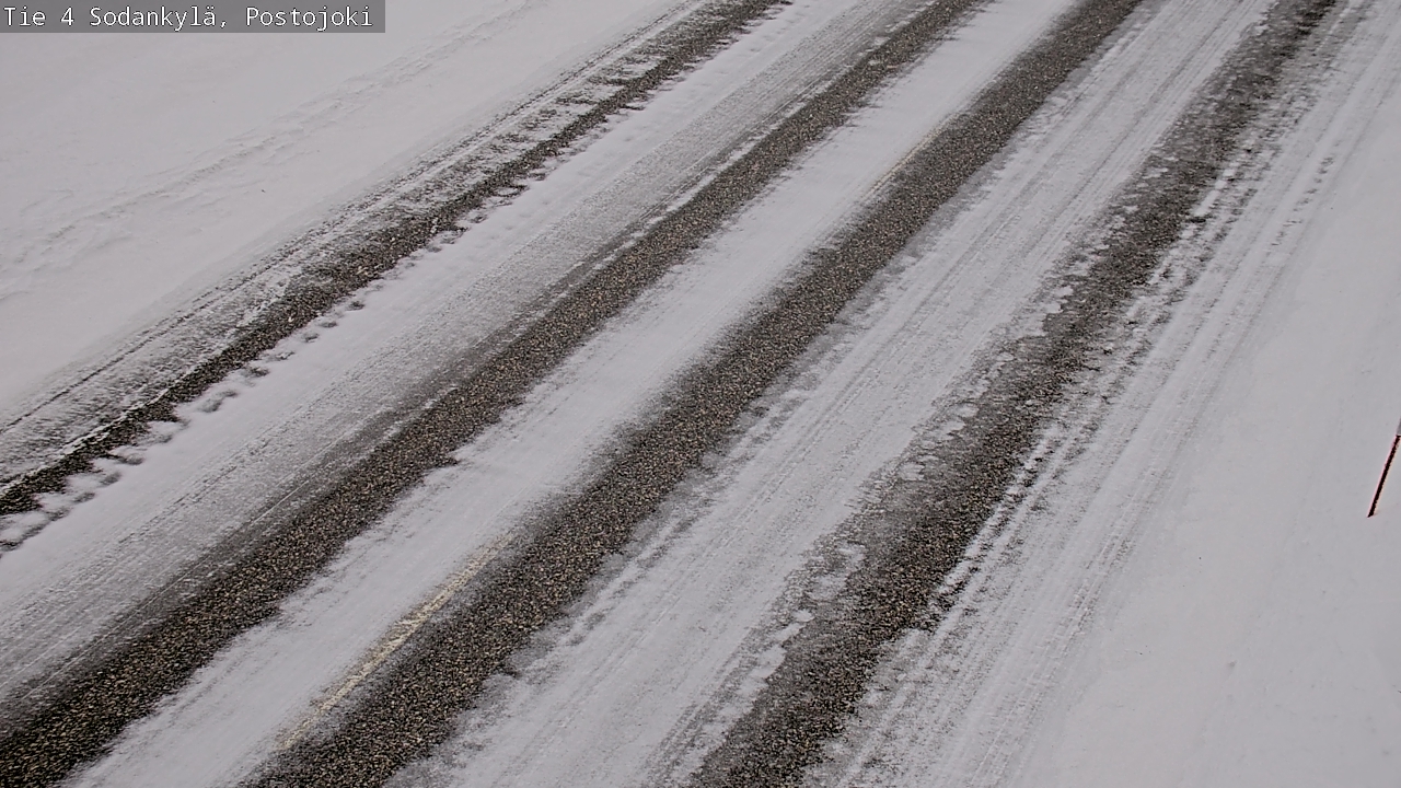 Weather Camera Image Road 4 Sodankylä, Postojoki, Sodankylä, Lappi