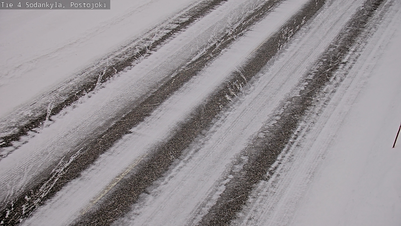 Weather Camera Image Road 4 Sodankylä, Postojoki, Sodankylä, Lappi