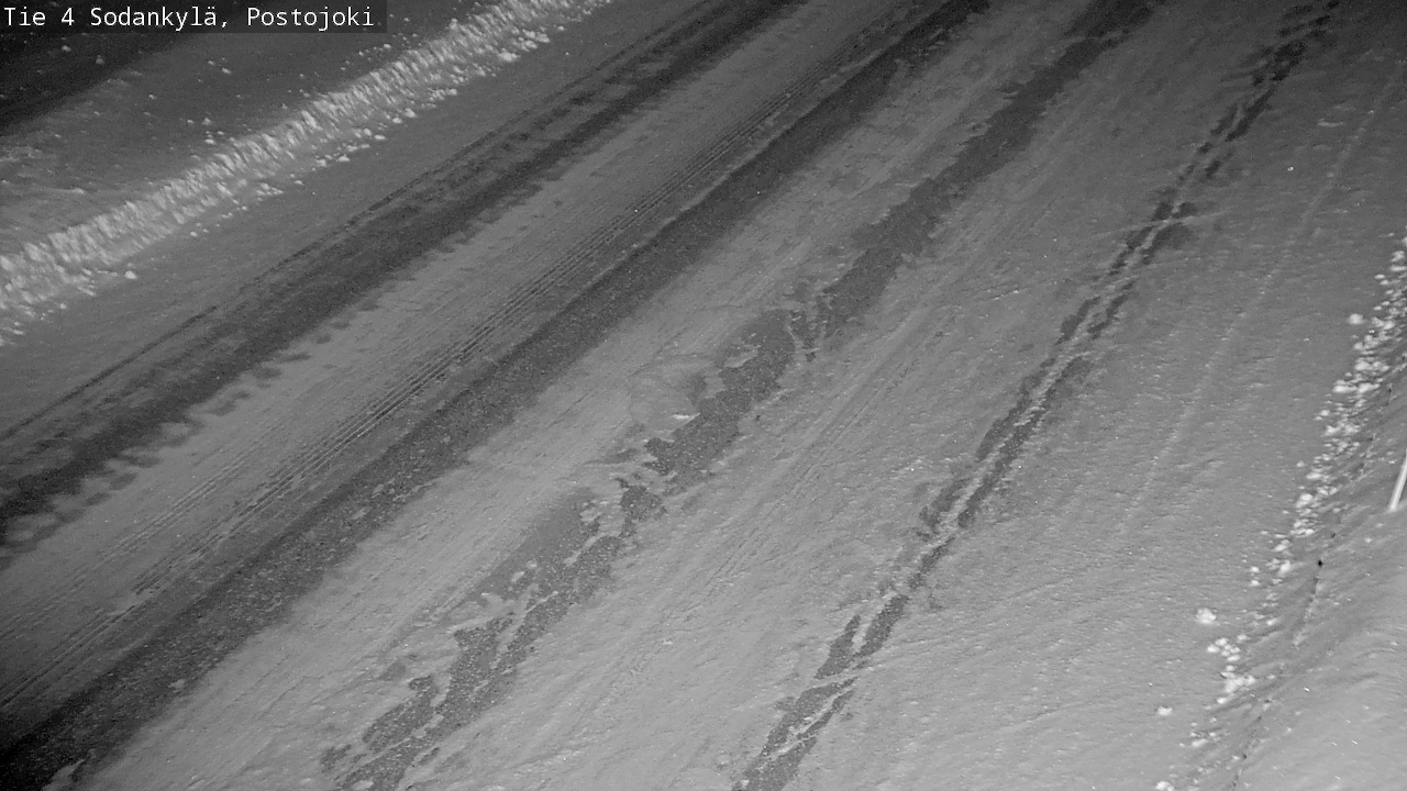 Weather Camera Image Road 4 Sodankylä, Postojoki, Sodankylä, Lappi