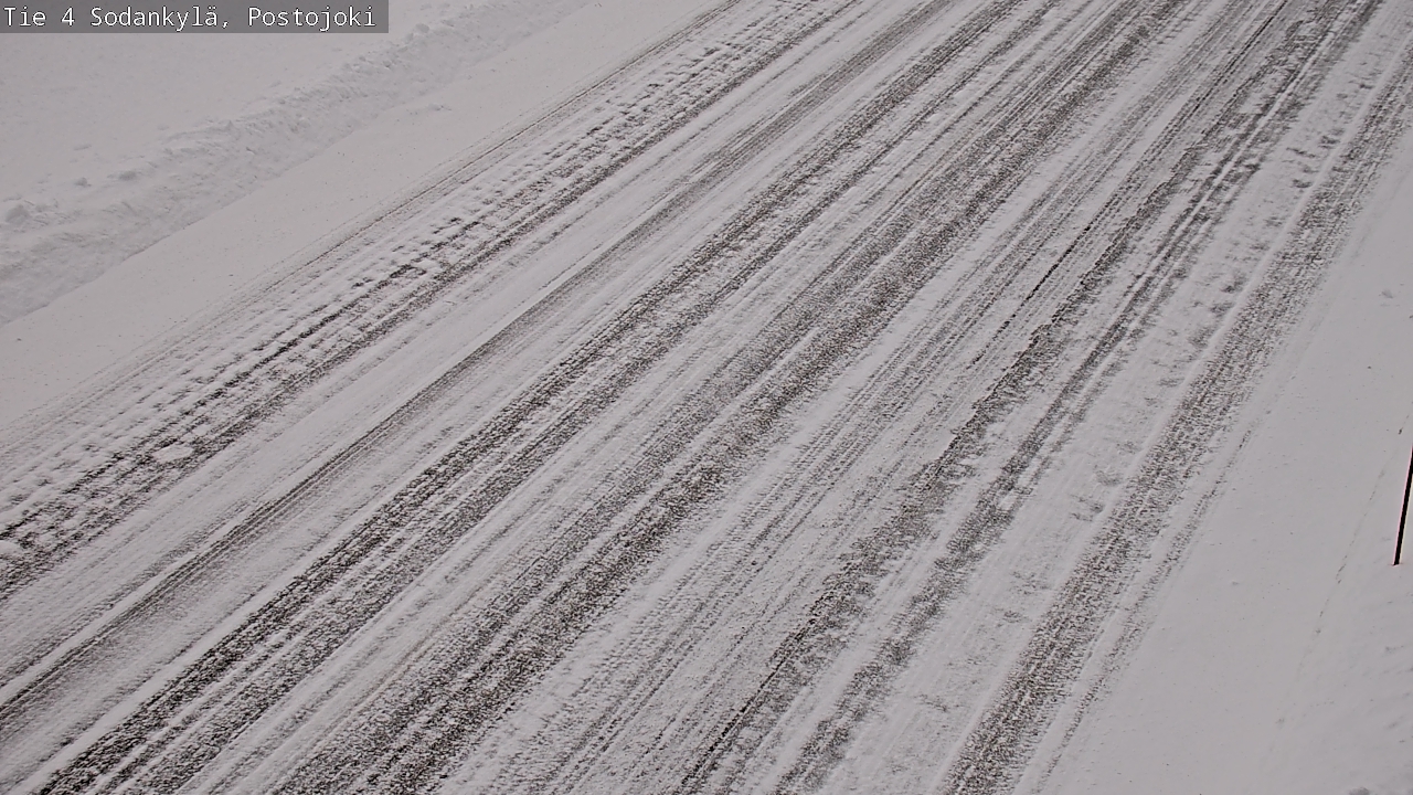 Weather Camera Image Road 4 Sodankylä, Postojoki, Sodankylä, Lappi