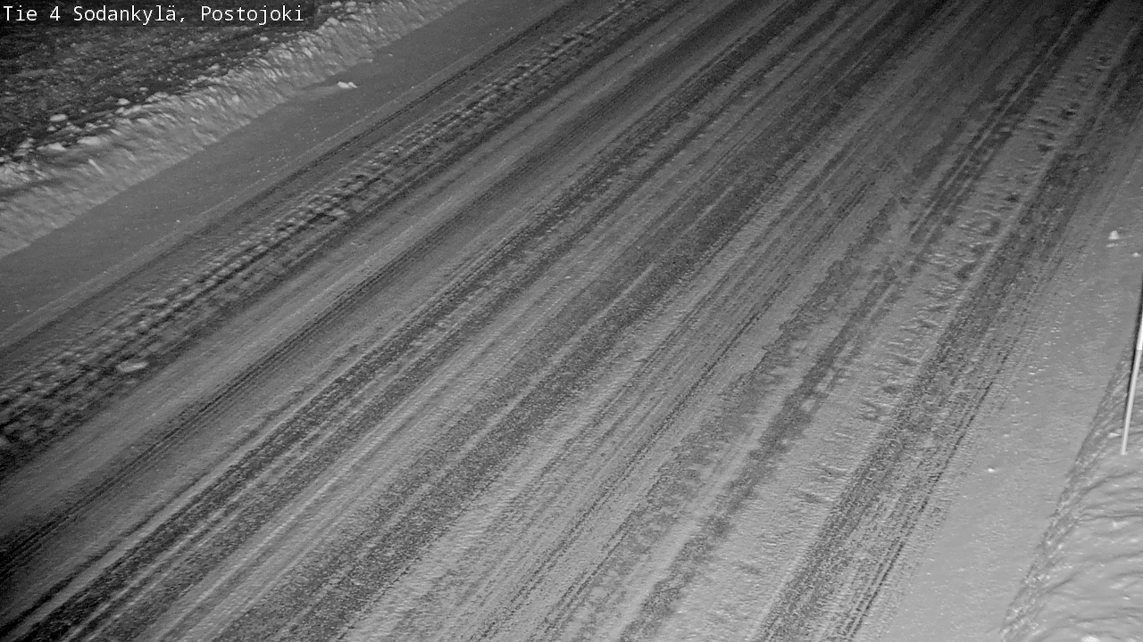 Weather Camera Image Väg 4 Sodankylä, Postojoki, Sodankylä, Lappi
