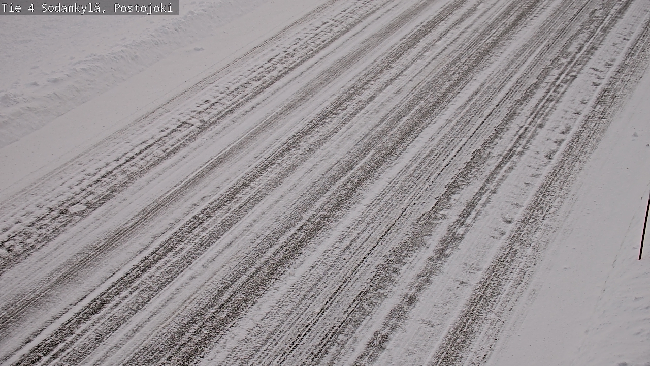 Weather Camera Image Road 4 Sodankylä, Postojoki, Sodankylä, Lappi