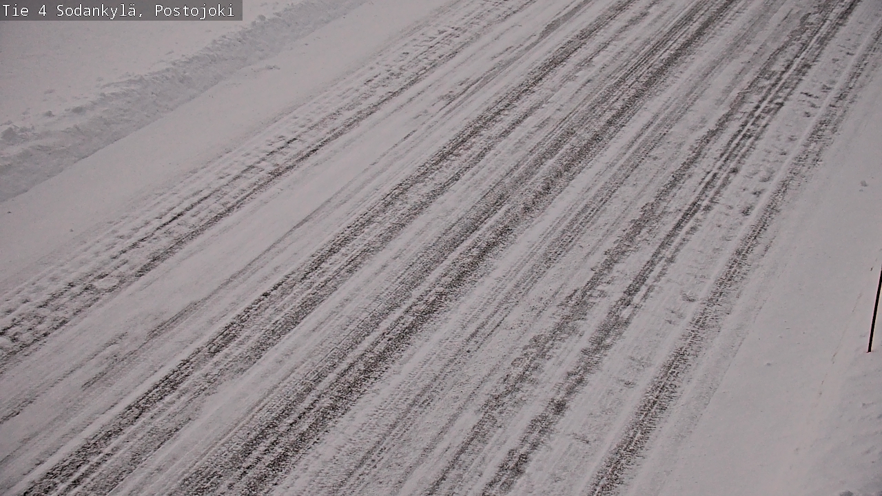 Weather Camera Image Road 4 Sodankylä, Postojoki, Sodankylä, Lappi