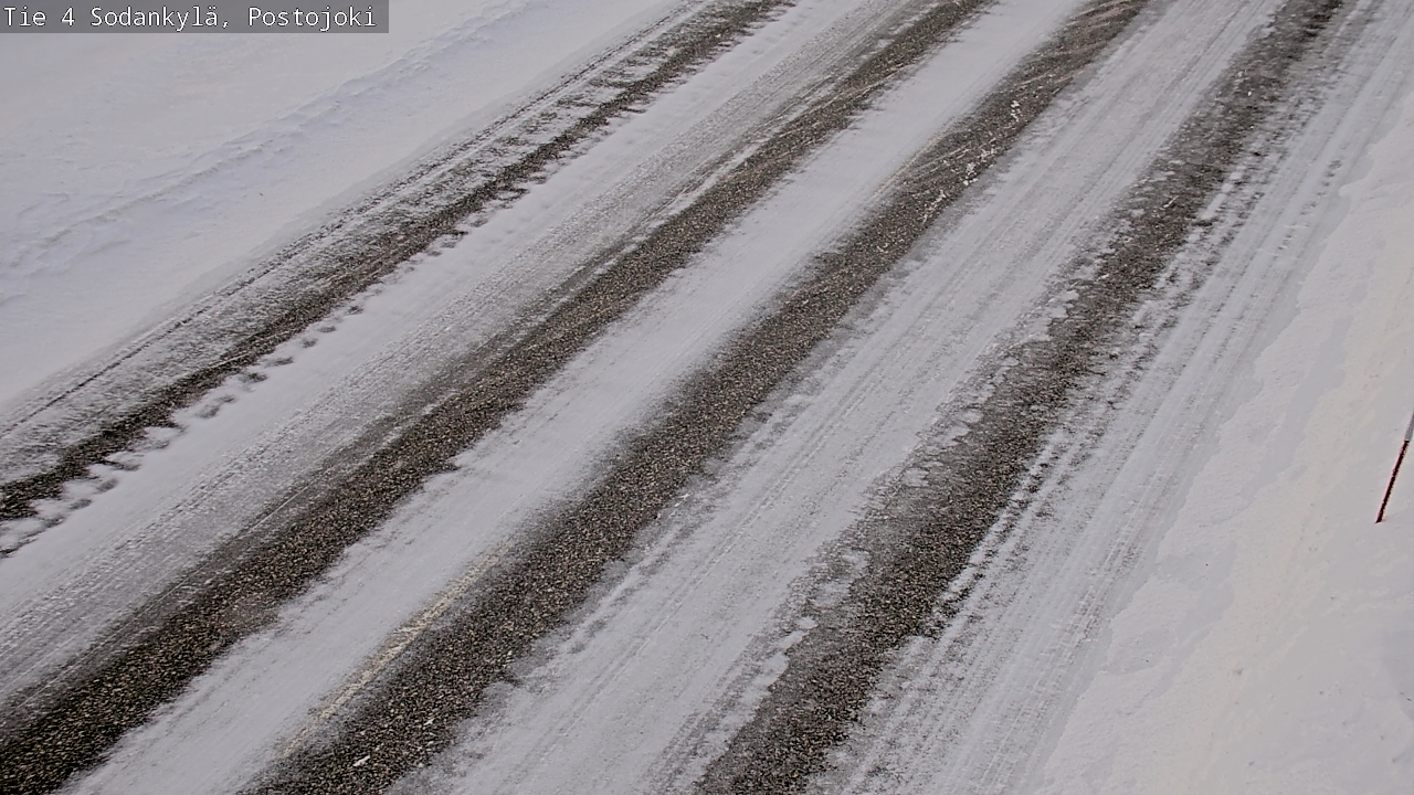 Weather Camera Image Road 4 Sodankylä, Postojoki, Sodankylä, Lappi