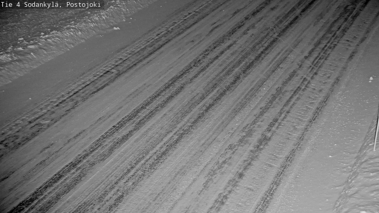 Weather Camera Image Road 4 Sodankylä, Postojoki, Sodankylä, Lappi