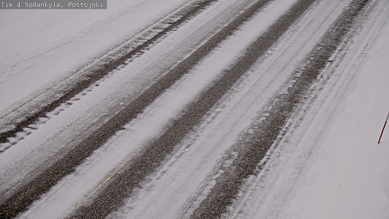 Weather Camera Image Road 4 Sodankylä, Postojoki, Sodankylä, Lappi