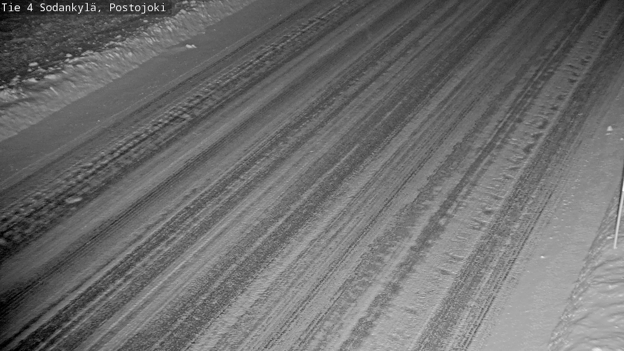 Weather Camera Image Väg 4 Sodankylä, Postojoki, Sodankylä, Lappi