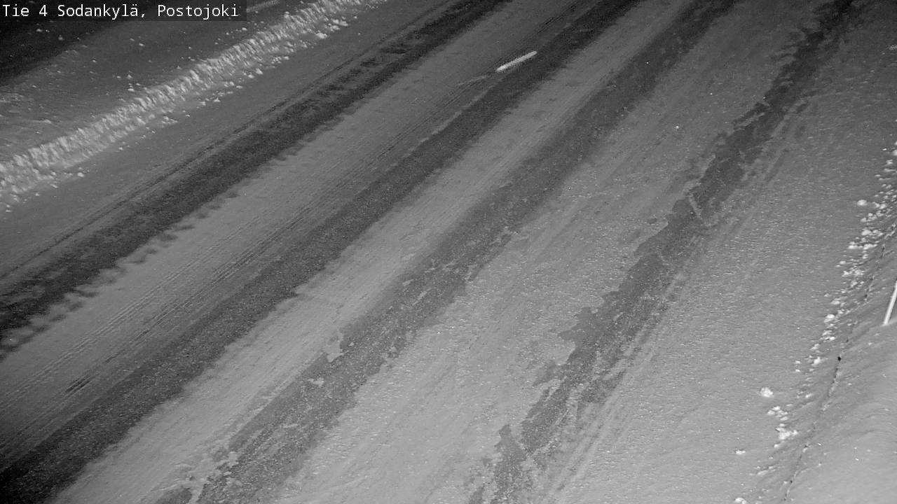 Weather Camera Image Väg 4 Sodankylä, Postojoki, Sodankylä, Lappi