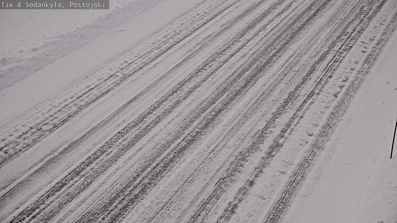 Weather Camera Image Road 4 Sodankylä, Postojoki, Sodankylä, Lappi