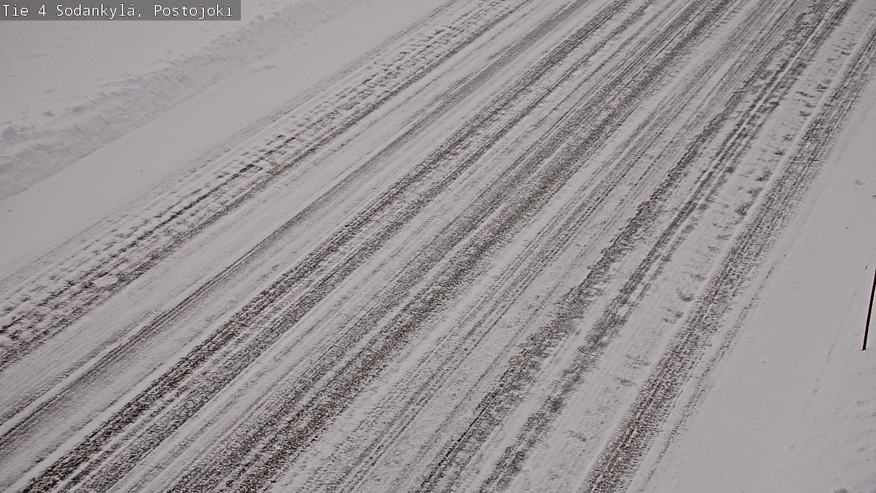 Weather Camera Image Road 4 Sodankylä, Postojoki, Sodankylä, Lappi