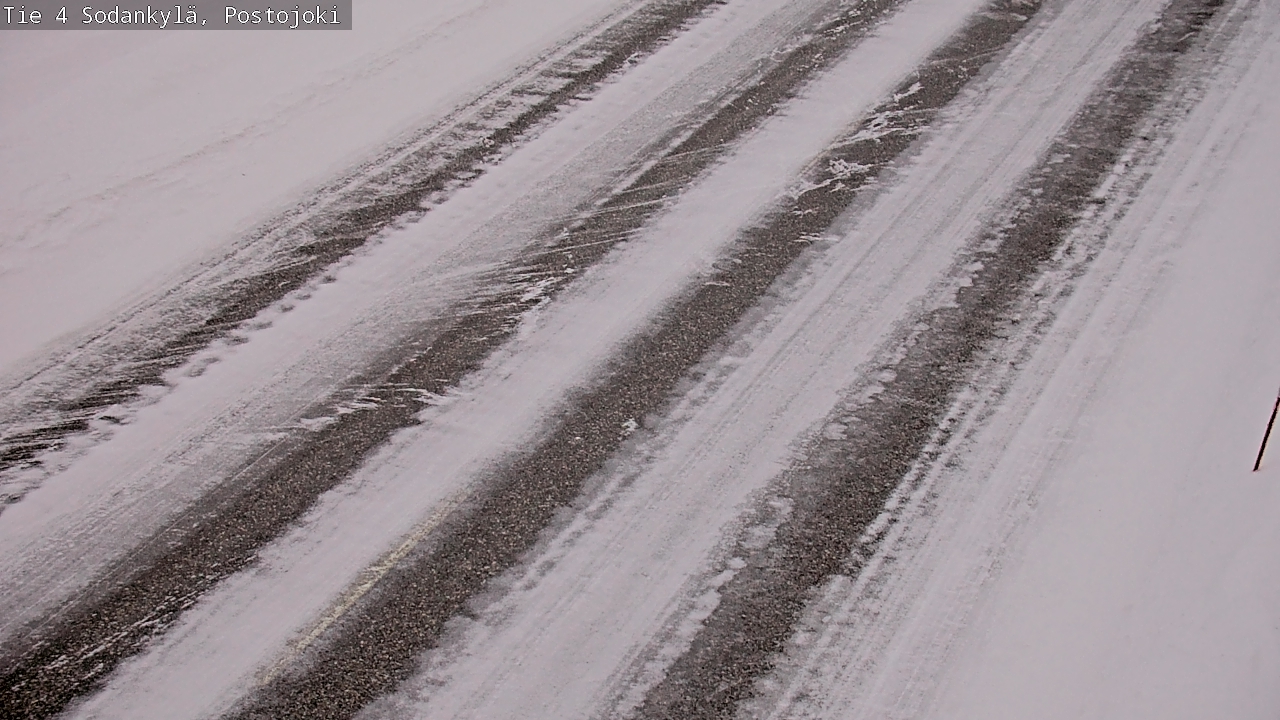 Weather Camera Image Road 4 Sodankylä, Postojoki, Sodankylä, Lappi