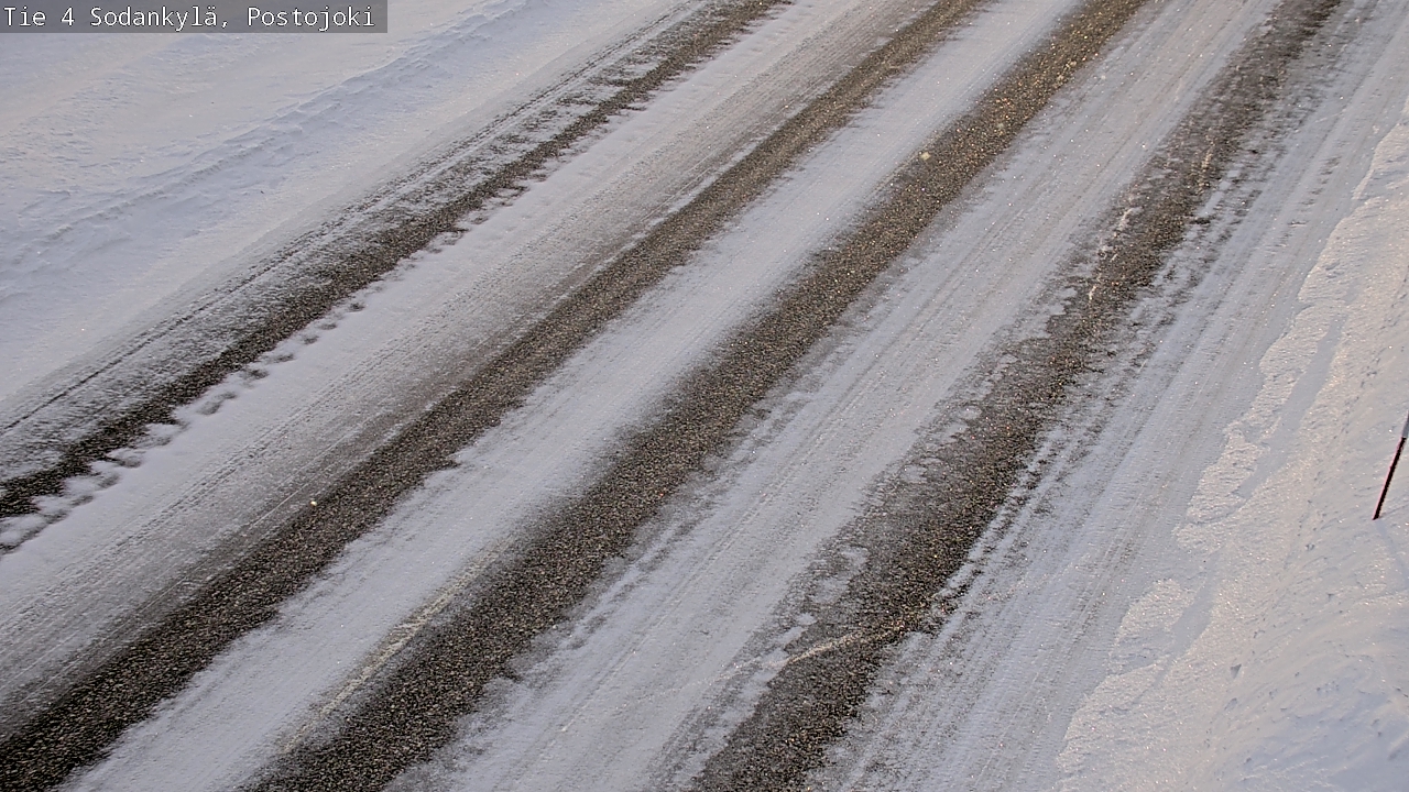 Weather Camera Image Road 4 Sodankylä, Postojoki, Sodankylä, Lappi