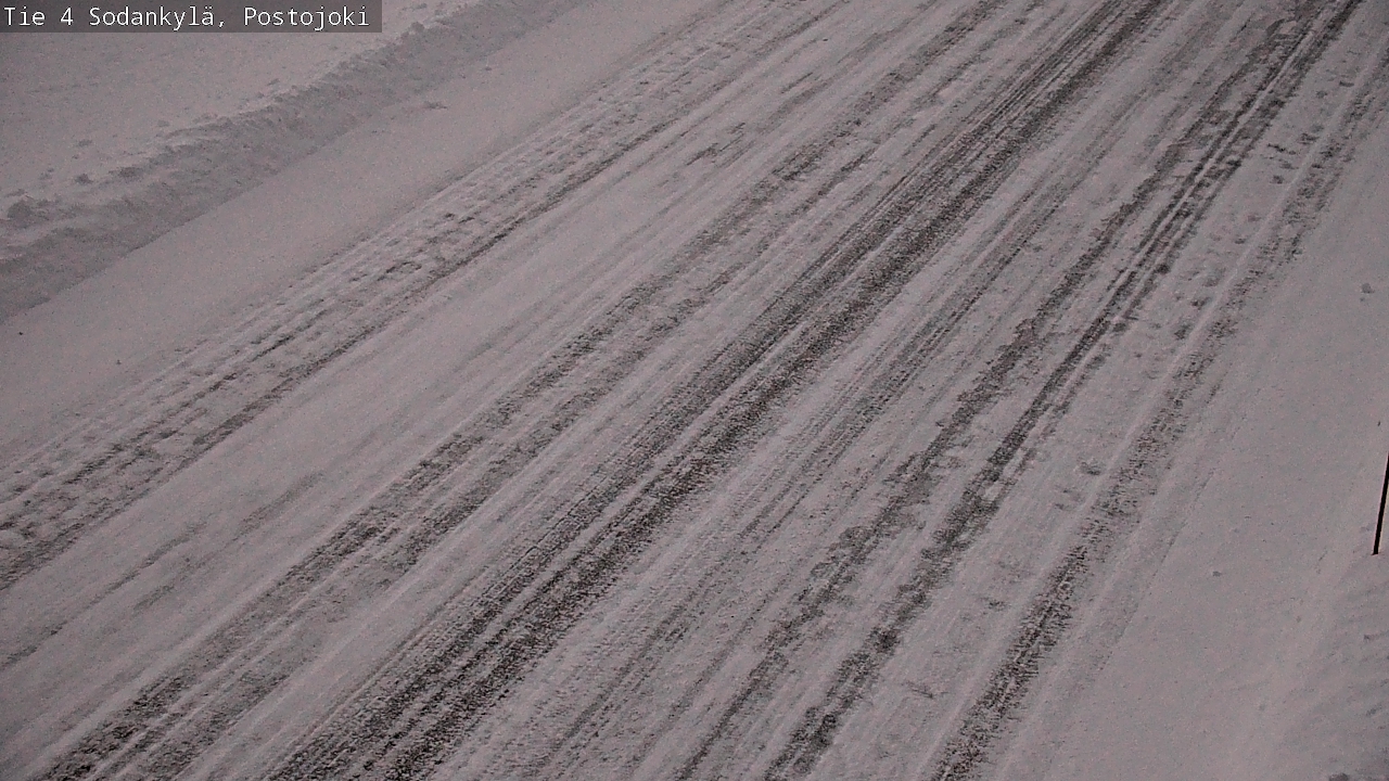 Weather Camera Image Road 4 Sodankylä, Postojoki, Sodankylä, Lappi