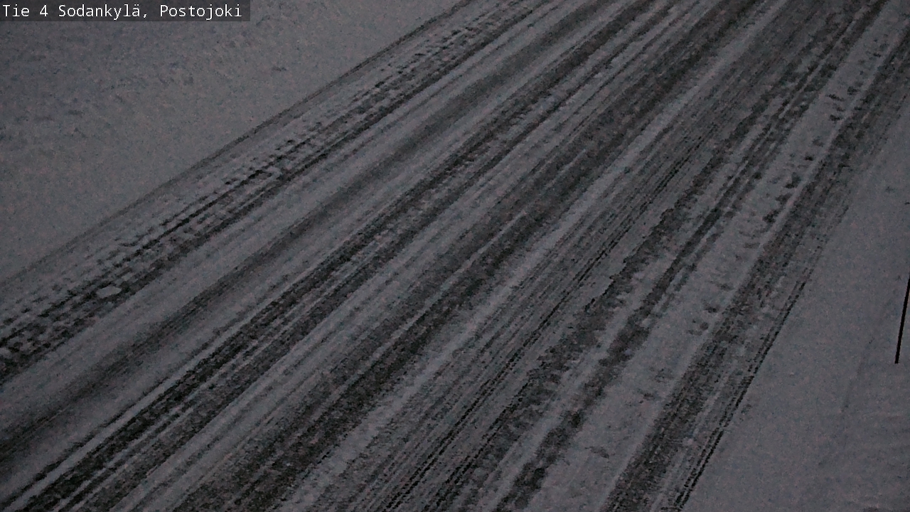 Weather Camera Image Väg 4 Sodankylä, Postojoki, Sodankylä, Lappi