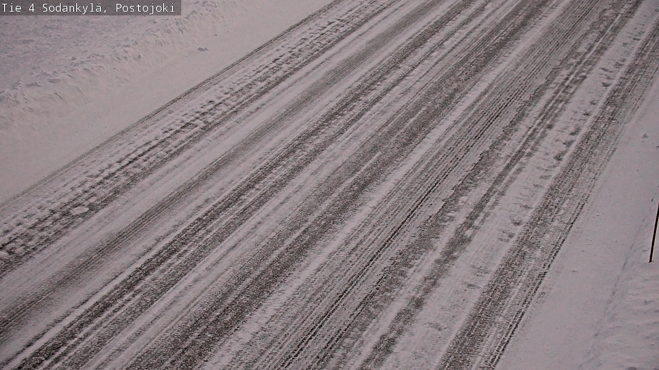 Weather Camera Image Road 4 Sodankylä, Postojoki, Sodankylä, Lappi