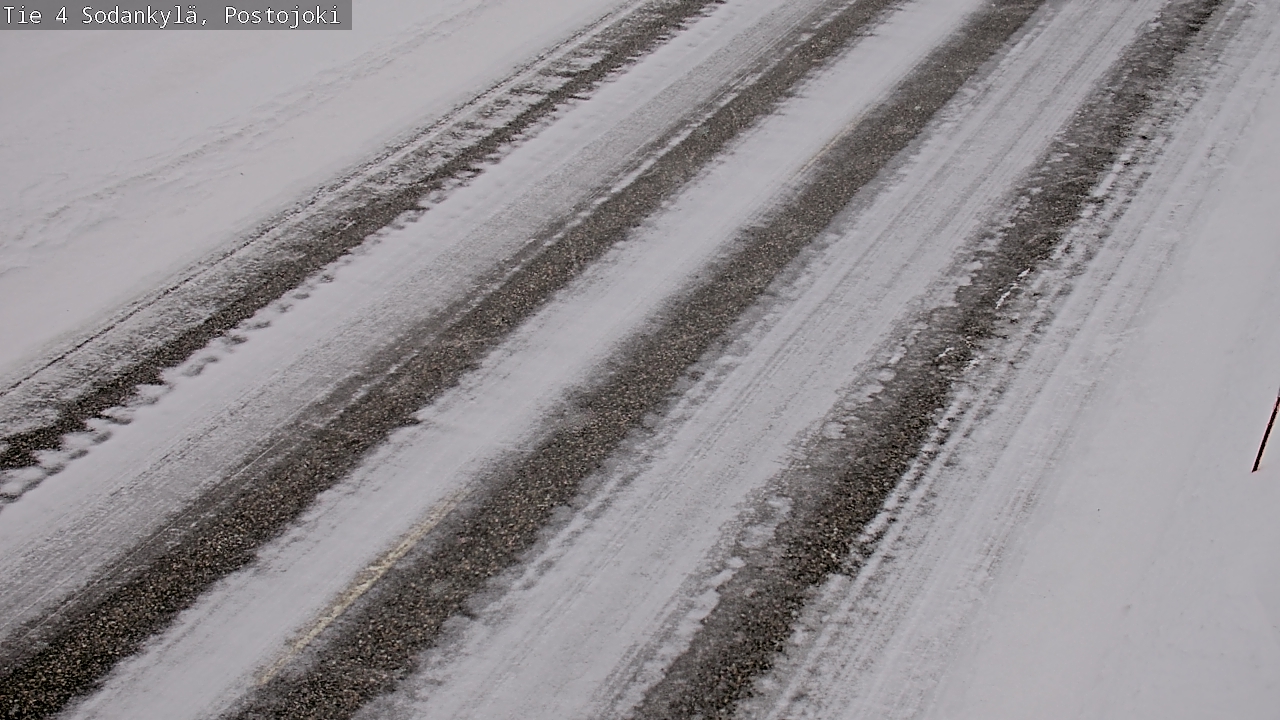 Weather Camera Image Road 4 Sodankylä, Postojoki, Sodankylä, Lappi