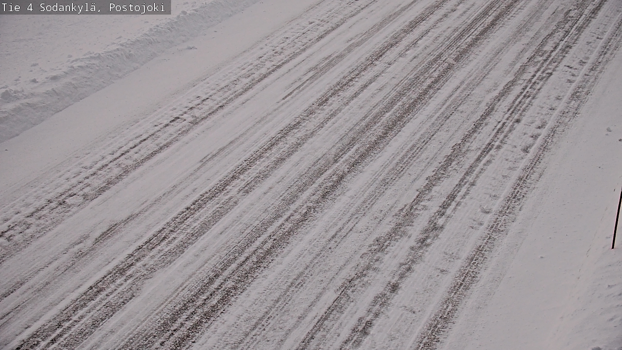 Weather Camera Image Road 4 Sodankylä, Postojoki, Sodankylä, Lappi