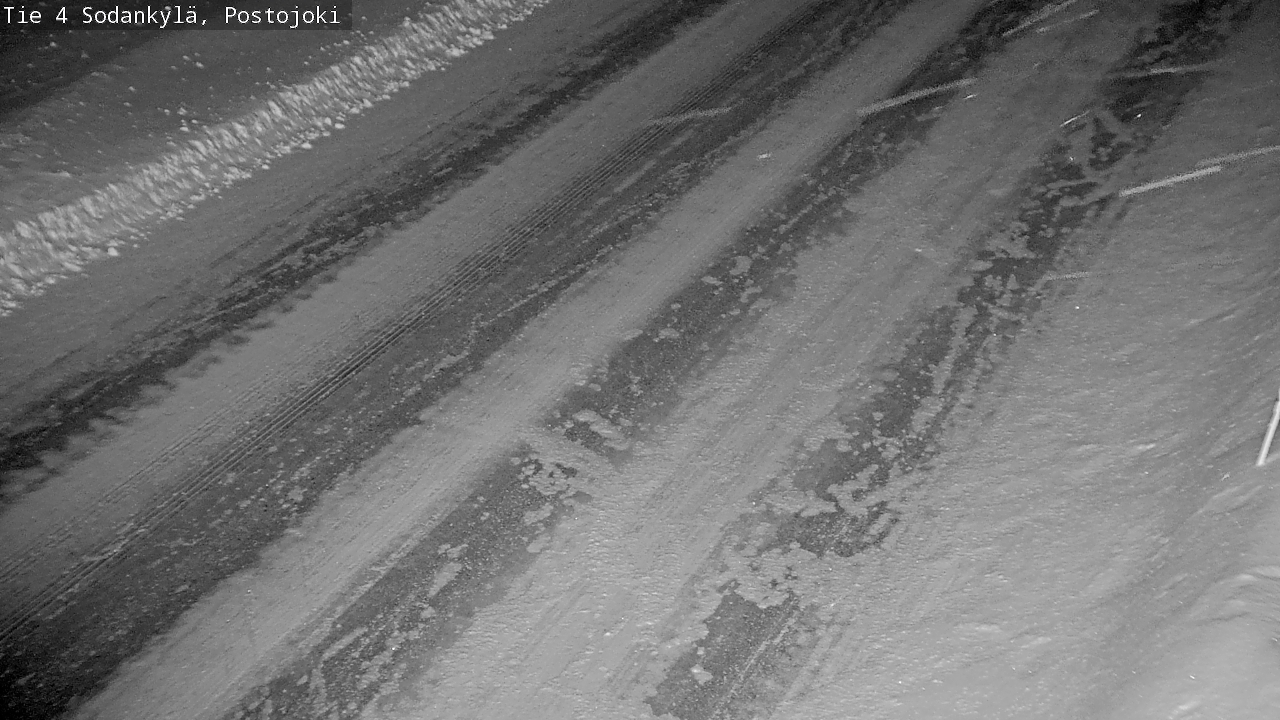 Weather Camera Image Road 4 Sodankylä, Postojoki, Sodankylä, Lappi