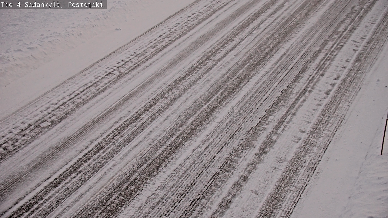 Weather Camera Image Road 4 Sodankylä, Postojoki, Sodankylä, Lappi