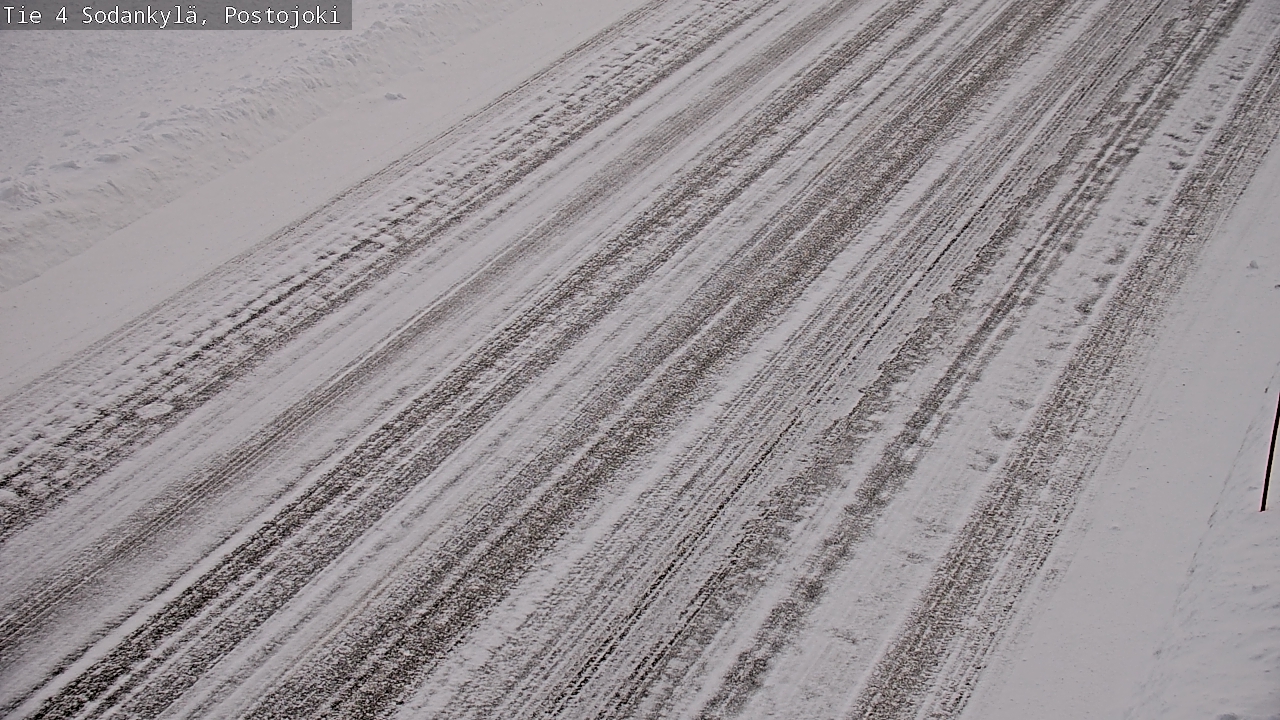 Weather Camera Image Road 4 Sodankylä, Postojoki, Sodankylä, Lappi
