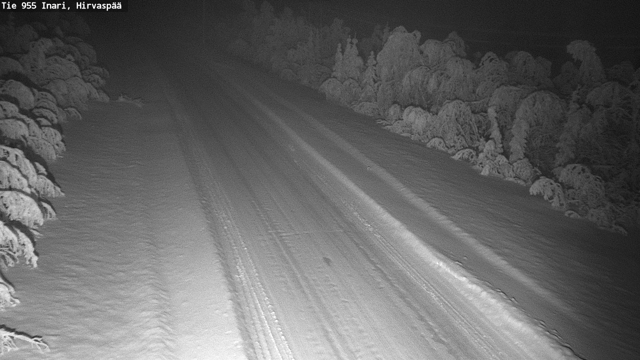 Kelikamerat Kuva Tie 955 Inari, Hirvaspää, Inari, Lappi