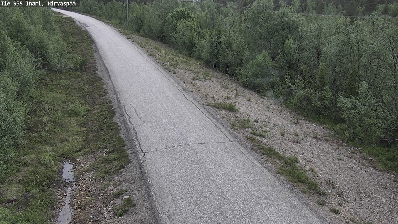 Kelikamerat Kuva Tie 955 Inari, Hirvaspää, Inari, Lappi