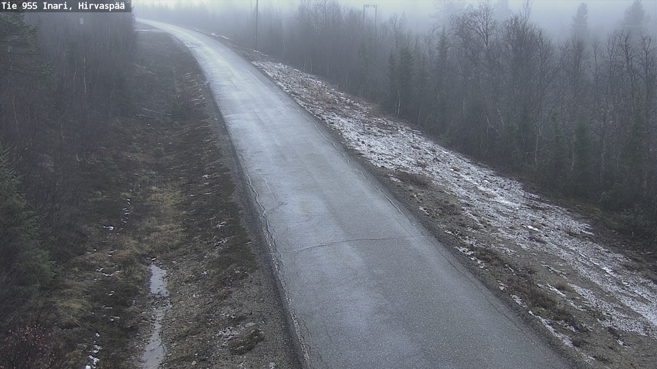 Kelikamerat Kuva Tie 955 Inari, Hirvaspää, Inari, Lappi