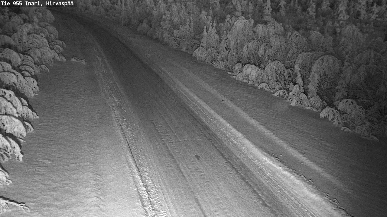 Weather Camera Image Väg 955 Enare, Hirvaspää, Inari, Lappi