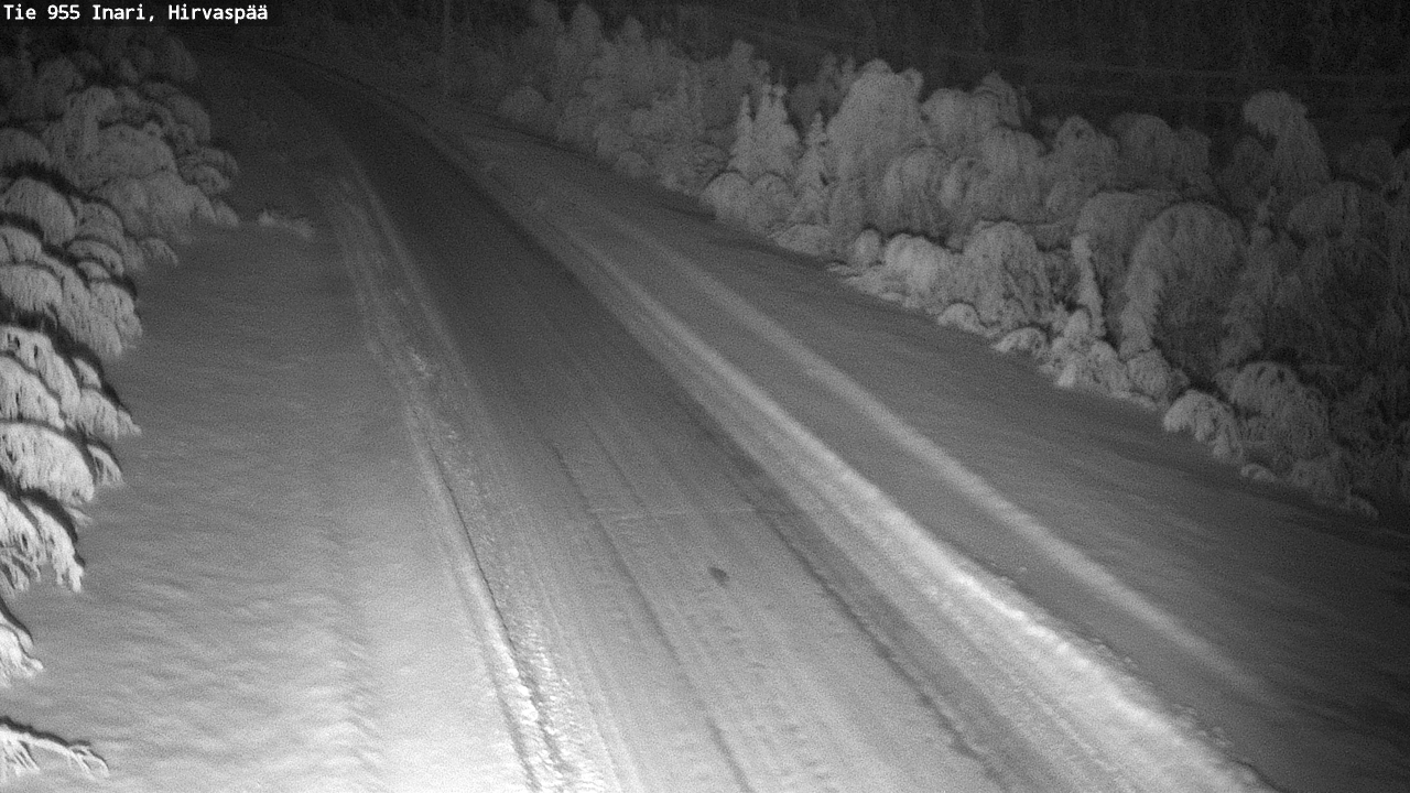 Weather Camera Image Väg 955 Enare, Hirvaspää, Inari, Lappi