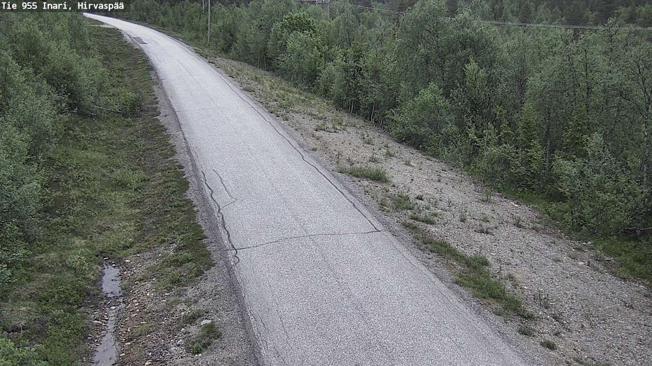 Kelikamerat Kuva Tie 955 Inari, Hirvaspää, Inari, Lappi