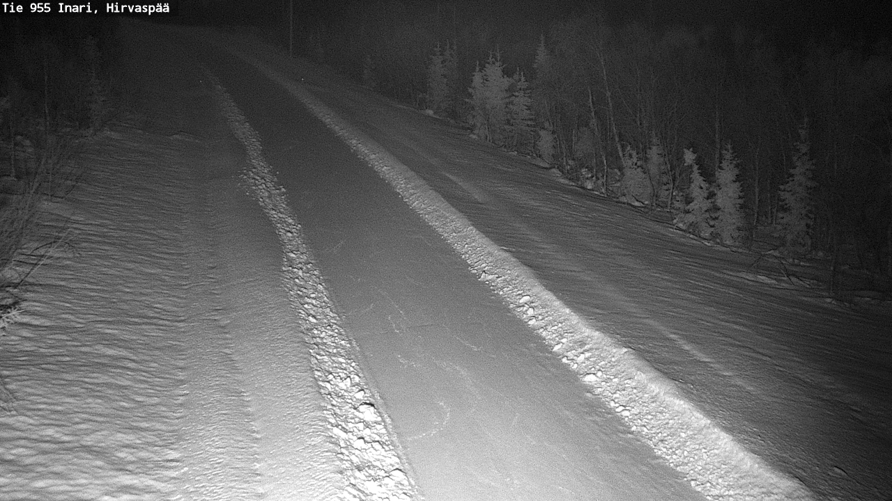 Kelikamerat Kuva Tie 955 Inari, Hirvaspää, Inari, Lappi