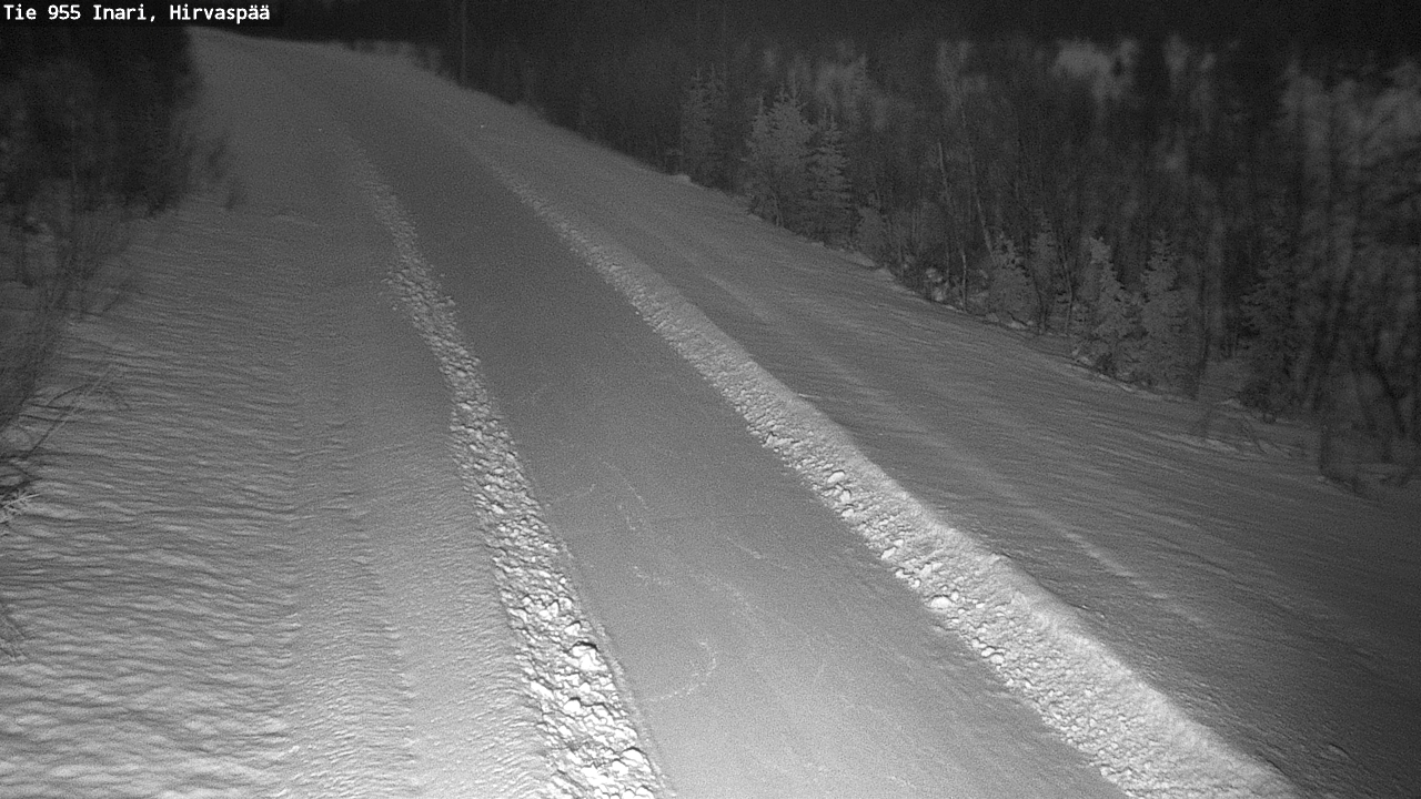 Kelikamerat Kuva Tie 955 Inari, Hirvaspää, Inari, Lappi