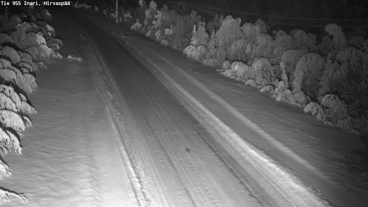 Weather Camera Image Väg 955 Enare, Hirvaspää, Inari, Lappi