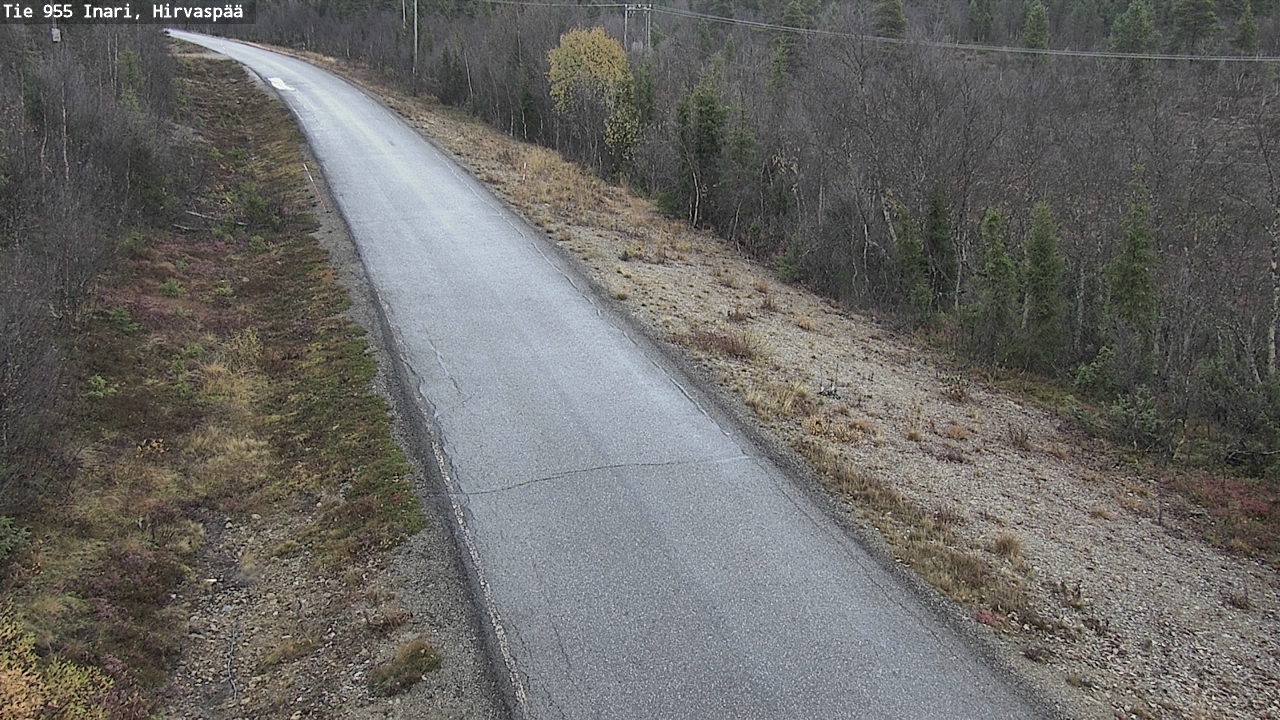 Weather Camera Image Väg 955 Enare, Hirvaspää, Inari, Lappi